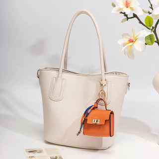 CharmLoop - Mini Square Bag Pendant Keychain