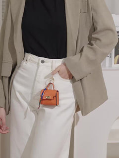 CharmLoop - Mini Square Bag Pendant Keychain