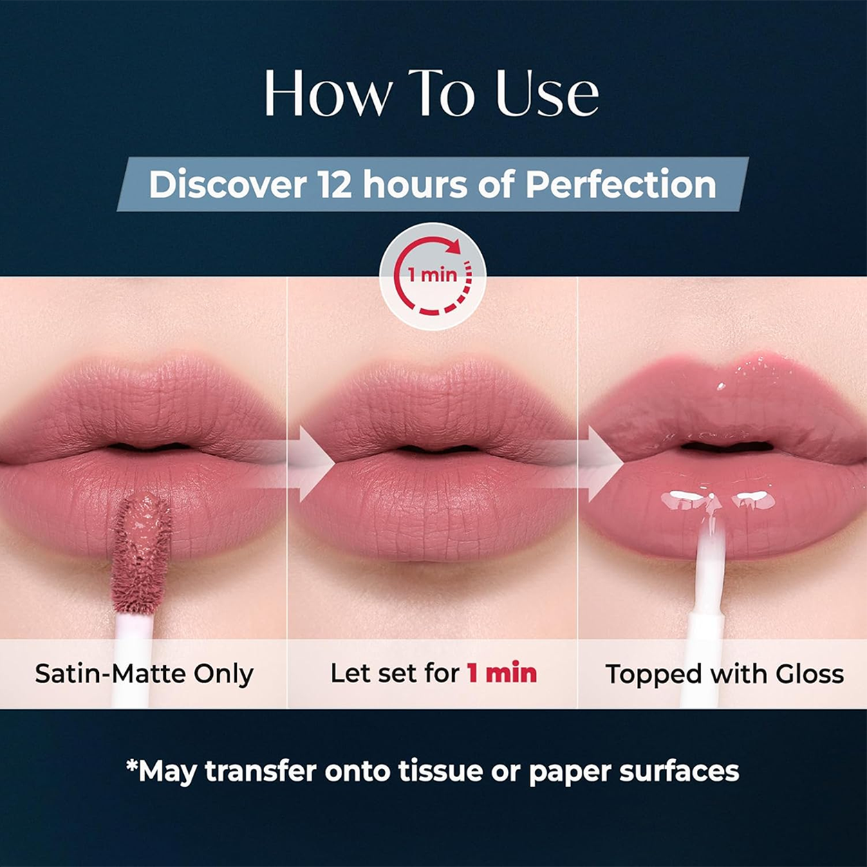 LuxeTint – Waterproof Matte Lip Colour Duo