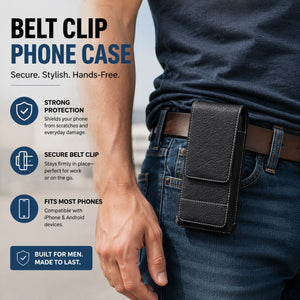 GripGuard – Magnetic Belt Phone Holder