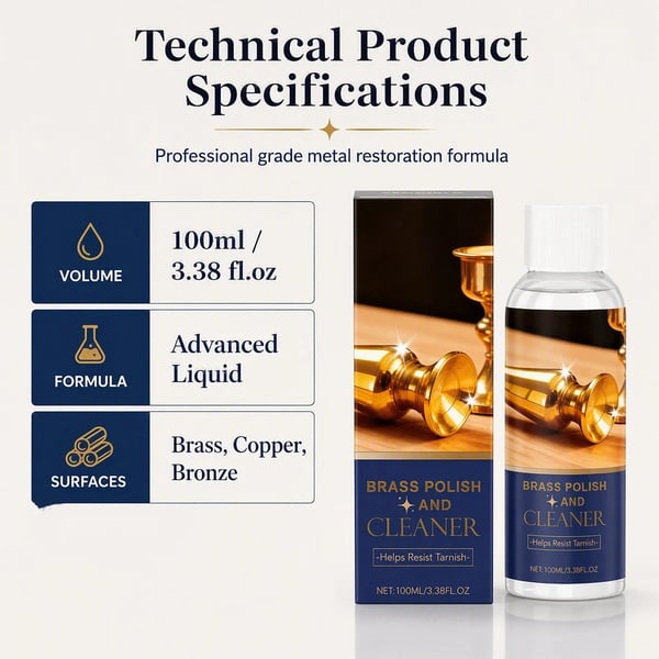 LustreCraft – Premium Metal Tarnish & Oxidation Cleaner