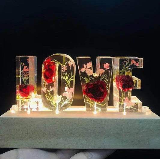 PetalAura – Dreamy Handmade Flower Lamp