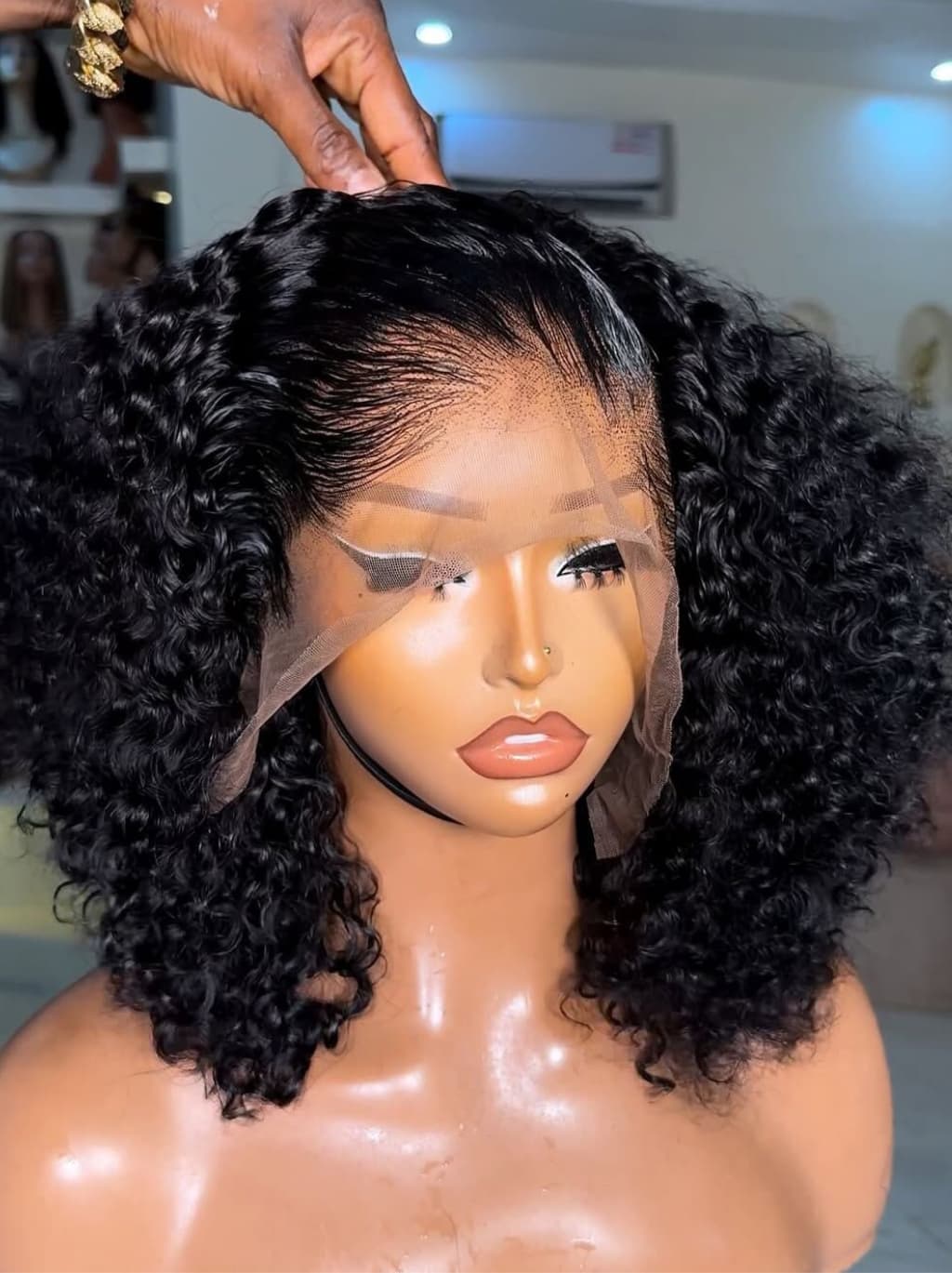 SilkRoot - Invisible Lace Kinky Curl Bob