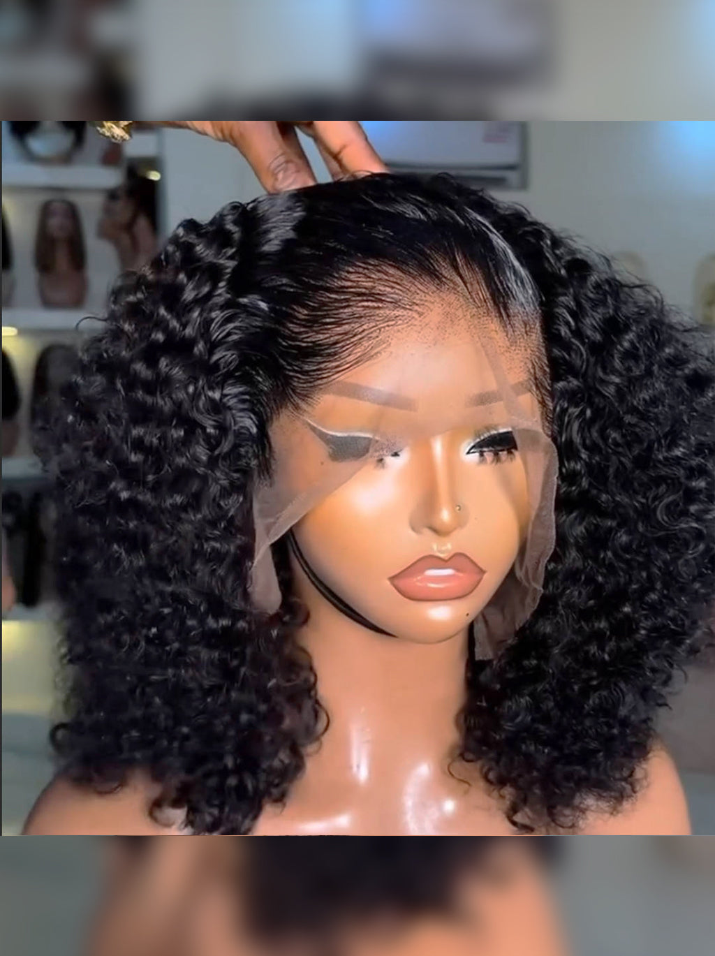 SilkRoot - Invisible Lace Kinky Curl Bob