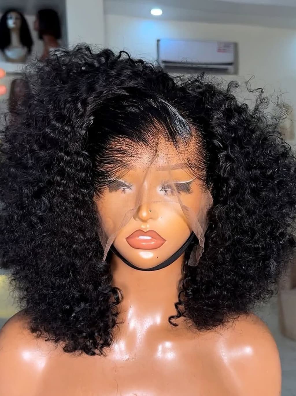 SilkRoot - Invisible Lace Kinky Curl Bob