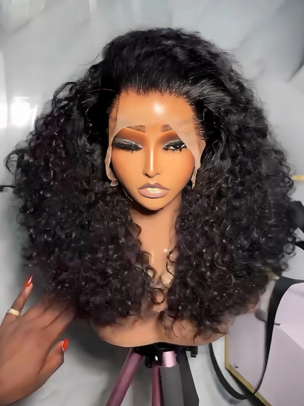 SilkRoot - Invisible Lace Kinky Curl Bob