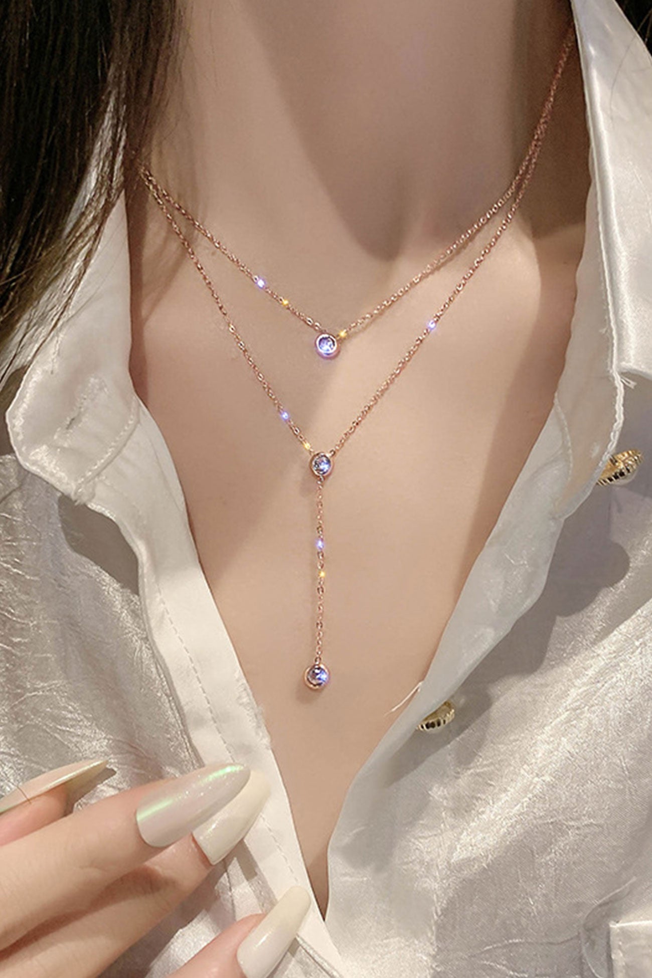 StellaGlow - Sparkling Layered Necklace