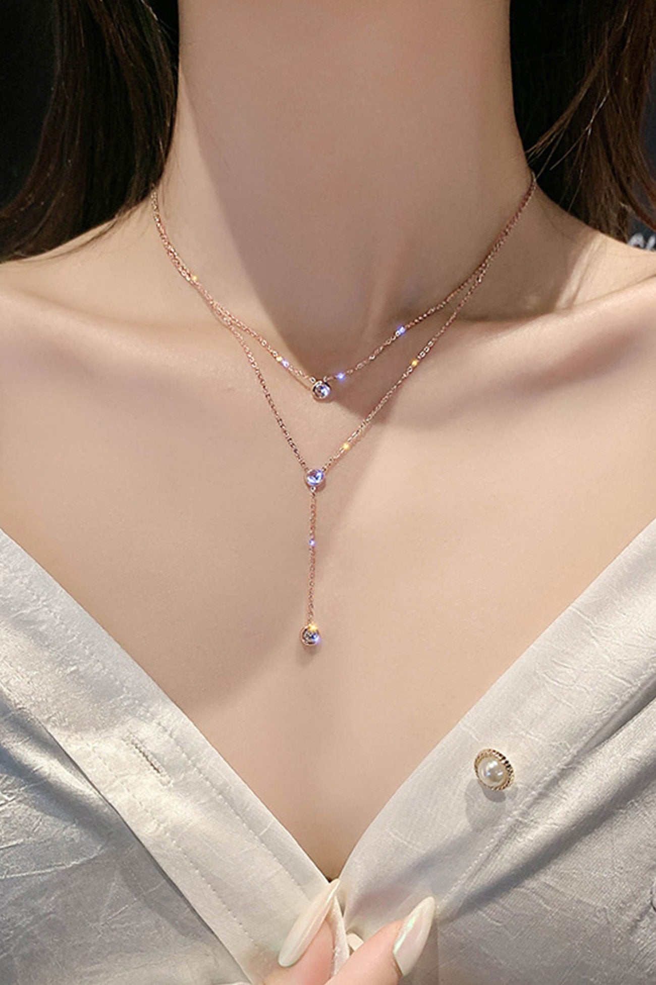 StellaGlow - Sparkling Layered Necklace