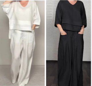 LinaEase – Cotton Linen Two Piece Set