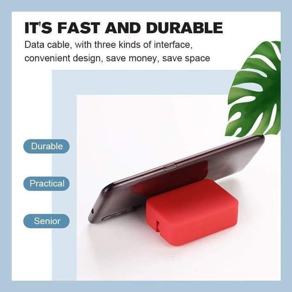 3 in 1 USB Fast Cable Phone Stand marnetic