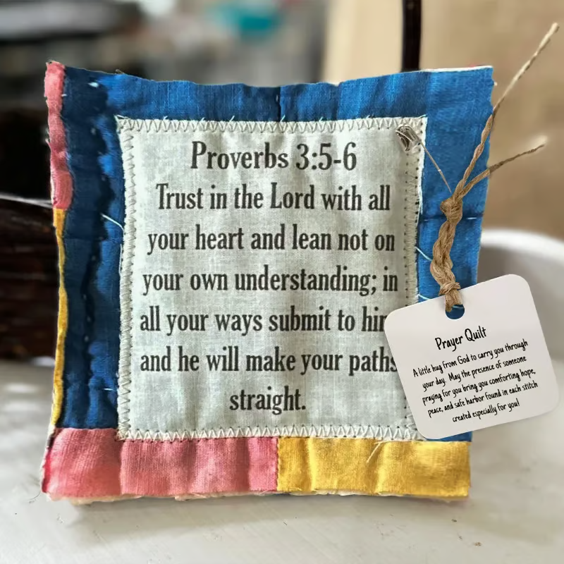 BlessingWrap - Cross Prayer Quilt