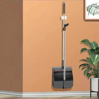 SweepNest – Foldable Broom & Dustpan Set