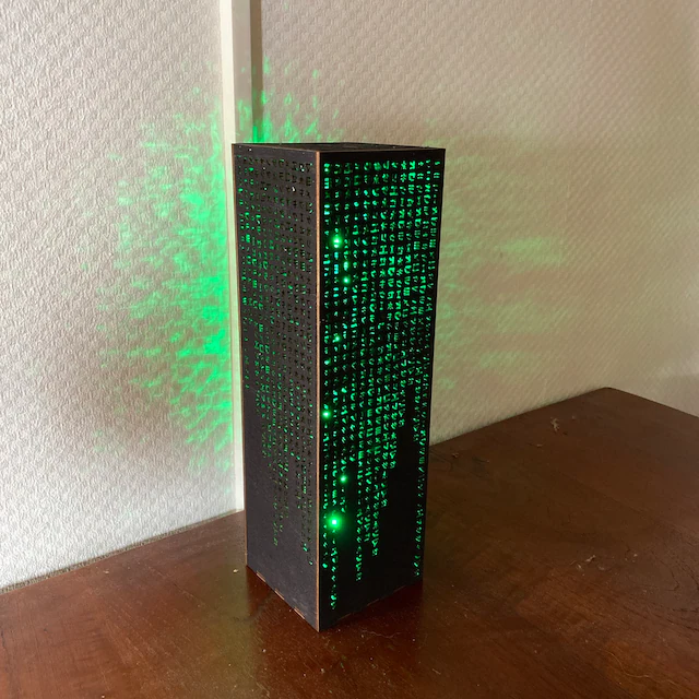 CodeStream – Matrix-Inspired LED Lamp