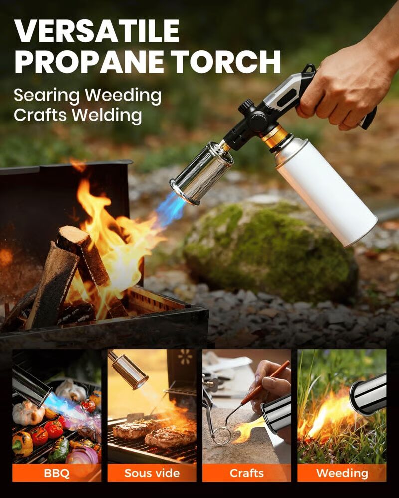 💥Powerful Propane Torch(Propane Tank Not Included)