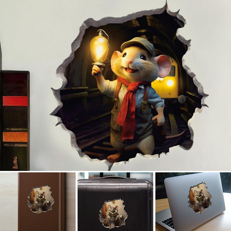 MouseWhisper - Charming Wall Illusion Decor