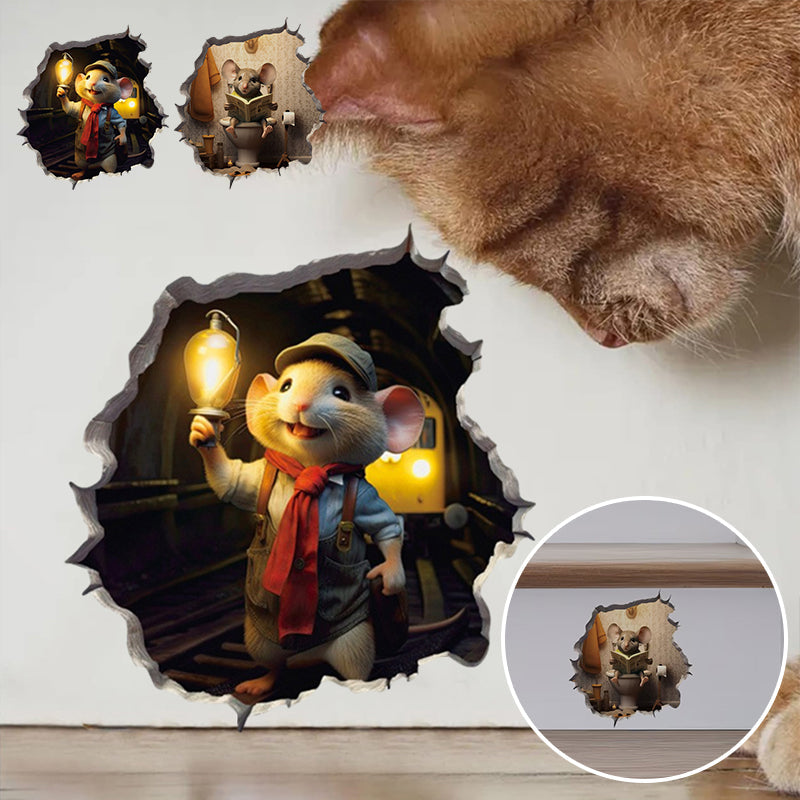MouseWhisper - Charming Wall Illusion Decor