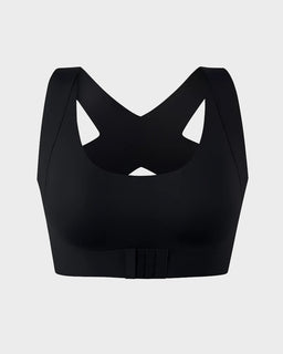 PostureEase – Front Closure Cross-Back Support Bra