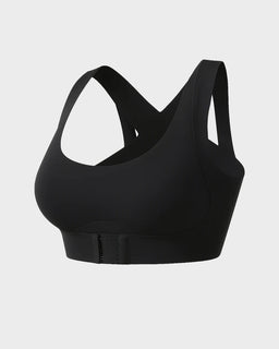 PostureEase – Front Closure Cross-Back Support Bra