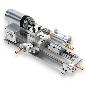 MetalForge – Precision 80W Mini Benchtop Metal Lathe