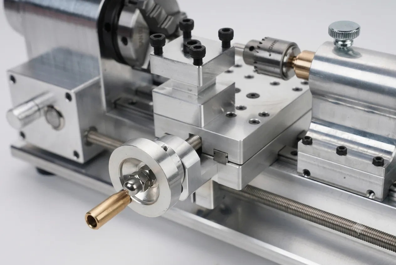 MetalForge – Precision 80W Mini Benchtop Metal Lathe