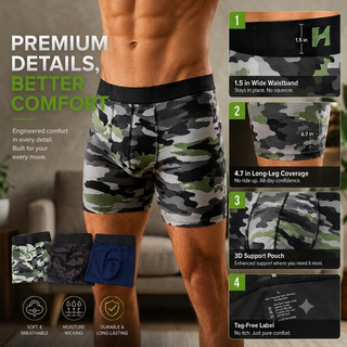 FreshFlex – Moisture Free Comfort Boxer Briefs