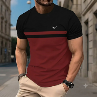 UrbanShade – Gradient Stripe T-Shirt Set