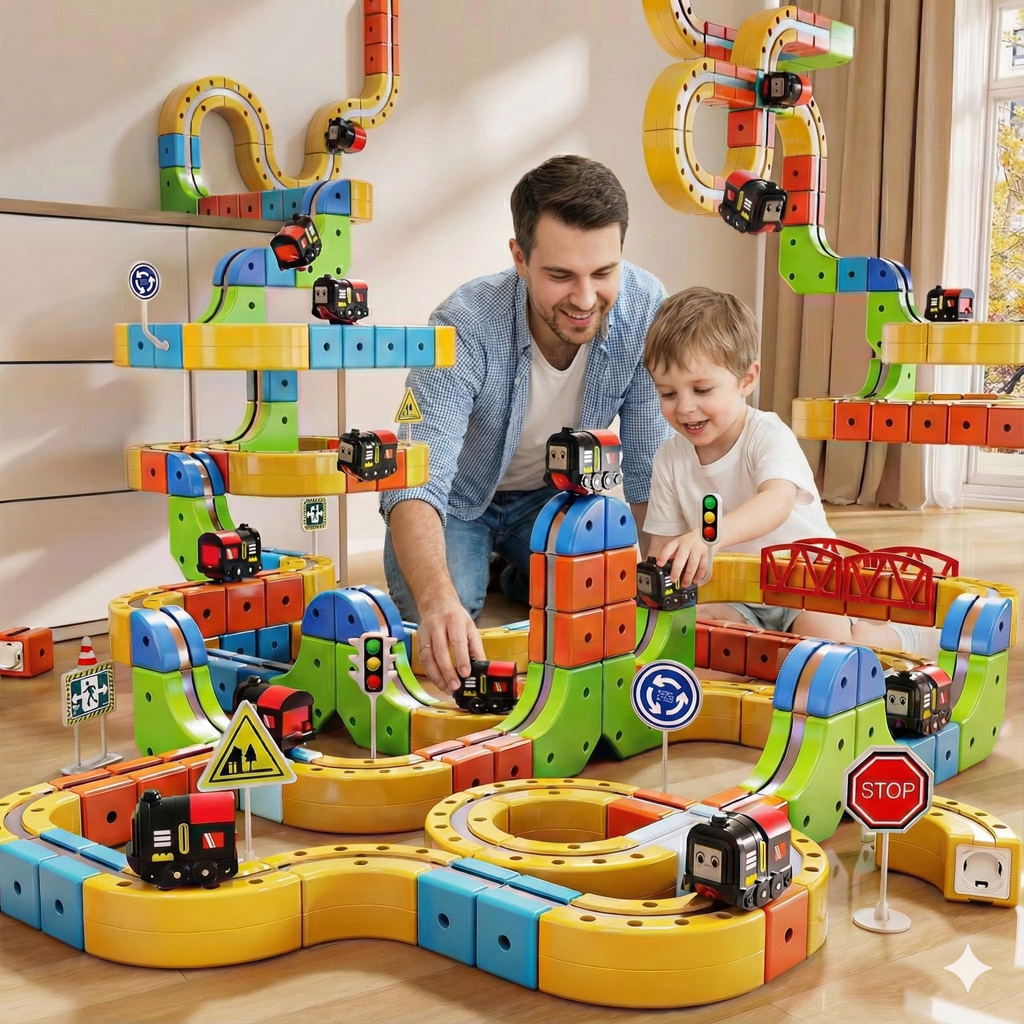 Mini Rails - Imaginative Train Builder Kit