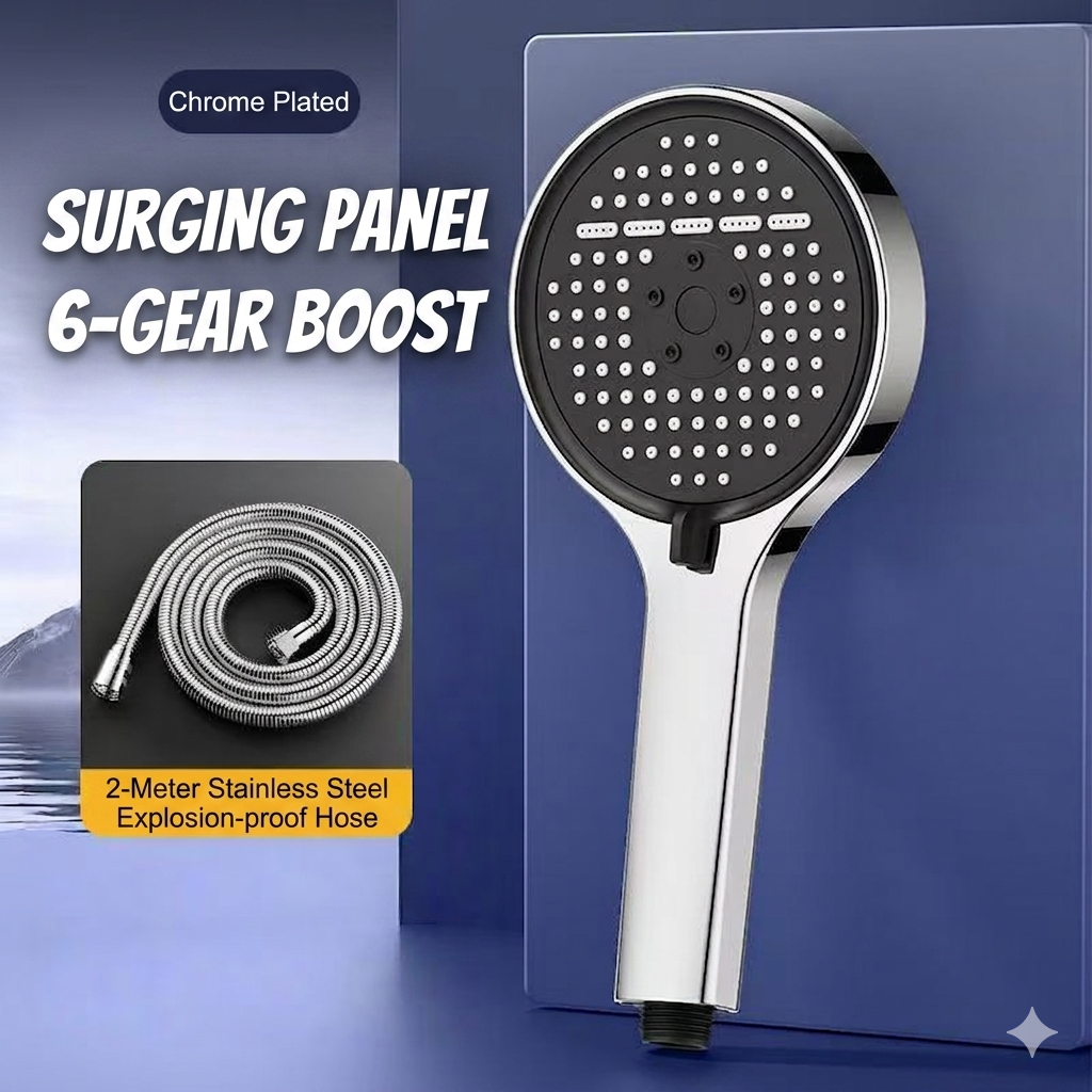 HydroFlow – Premium Multi-Mode Spa Shower Head