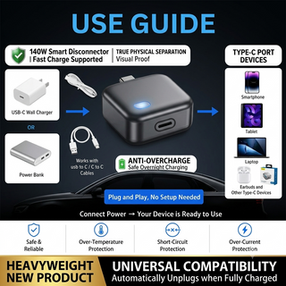 VoltSecure – Physical Disconnect Fast Charging Device
