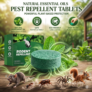 Natural Peppermint Rodent Repellent Tablets