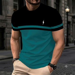 UrbanShade – Gradient Stripe T-Shirt Set