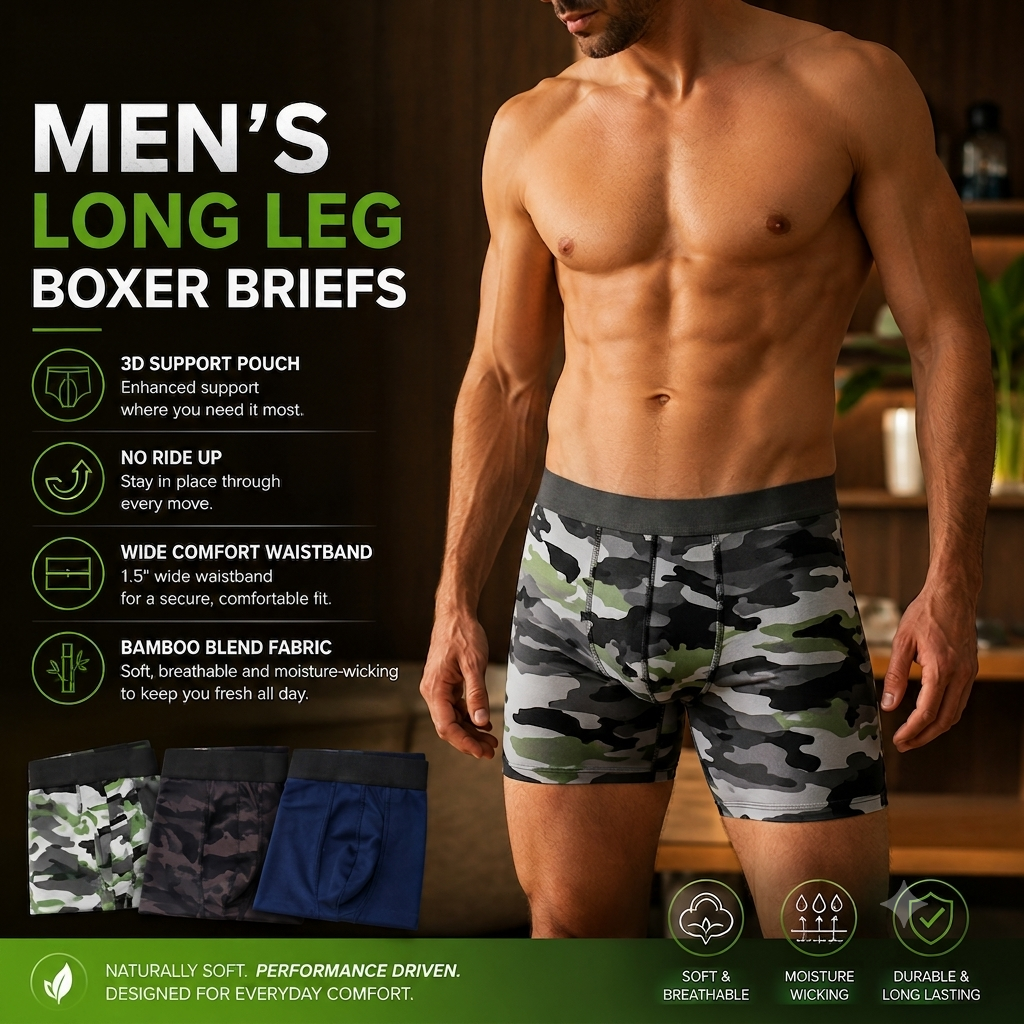 FreshFlex – Moisture Free Comfort Boxer Briefs