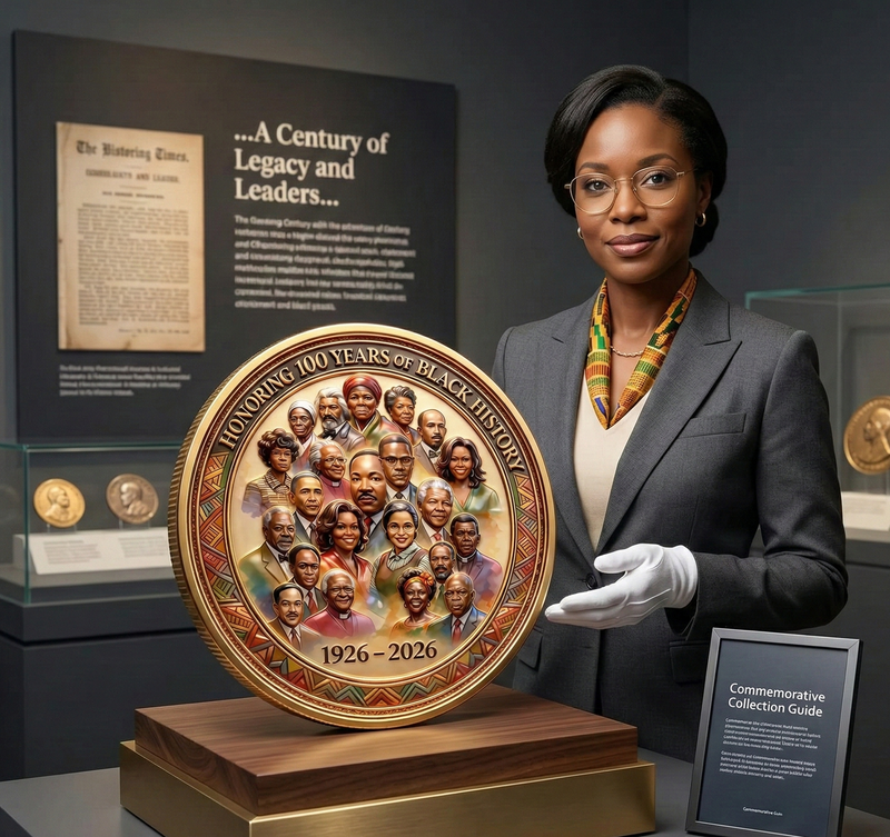 HonorRoots – Black History Month 100-Year Anniversary Coin