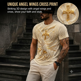 FaithWear – Vintage Cross Graphic Slim Fit Shirt