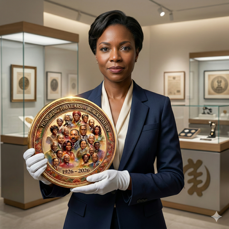 HonorRoots – Black History Month 100-Year Anniversary Coin