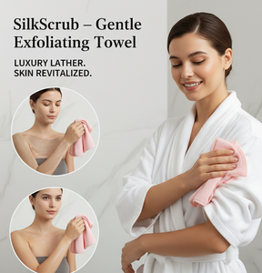 SilkScrub – Gentle Body Exfoliating Towel