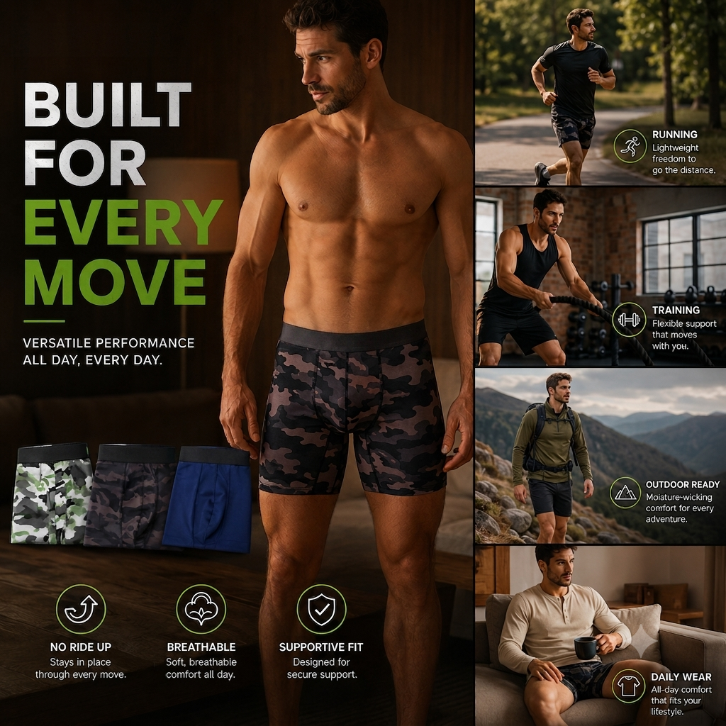 FreshFlex – Moisture Free Comfort Boxer Briefs