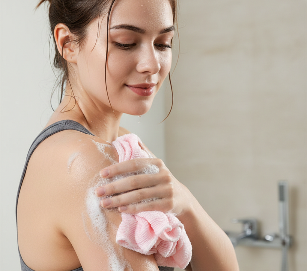 SilkScrub – Gentle Body Exfoliating Towel