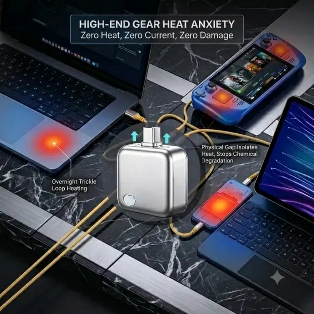 VoltSecure – Physical Disconnect Fast Charging Device