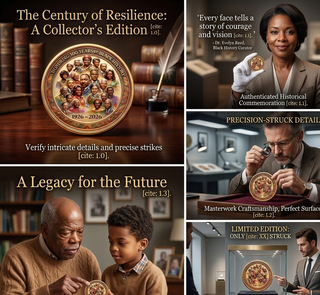 HonorRoots – Black History Month 100-Year Anniversary Coin