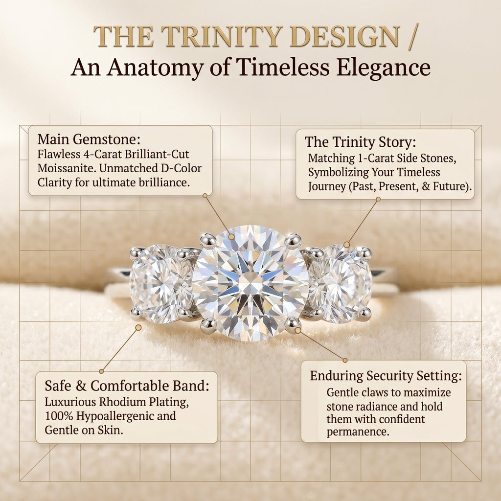 EternaLux – 4CT Trinity Ring