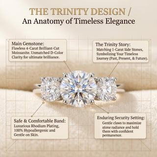 EternaLux – 4CT Trinity Ring