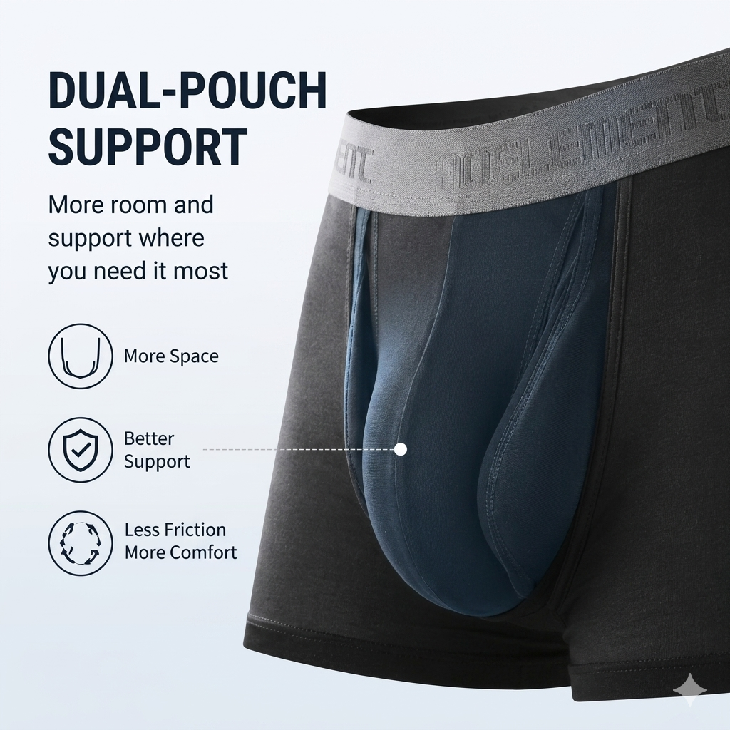 FreshCore – Breathable Ice Silk Support Trunks
