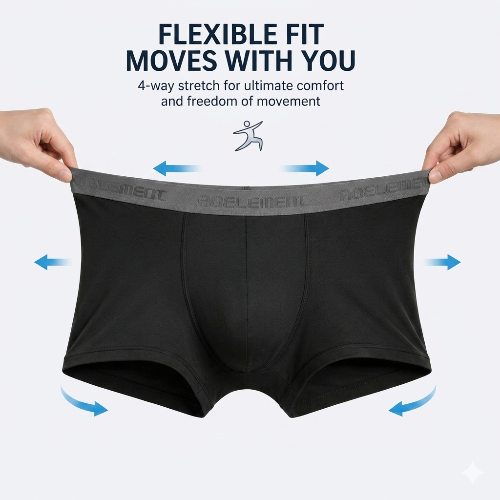 FreshCore – Breathable Ice Silk Support Trunks