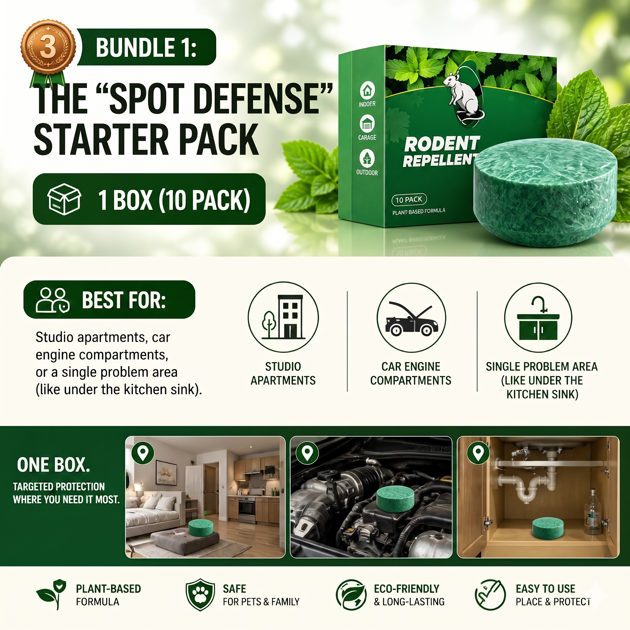 RodentAway – Peppermint Pest Repellent Tablets
