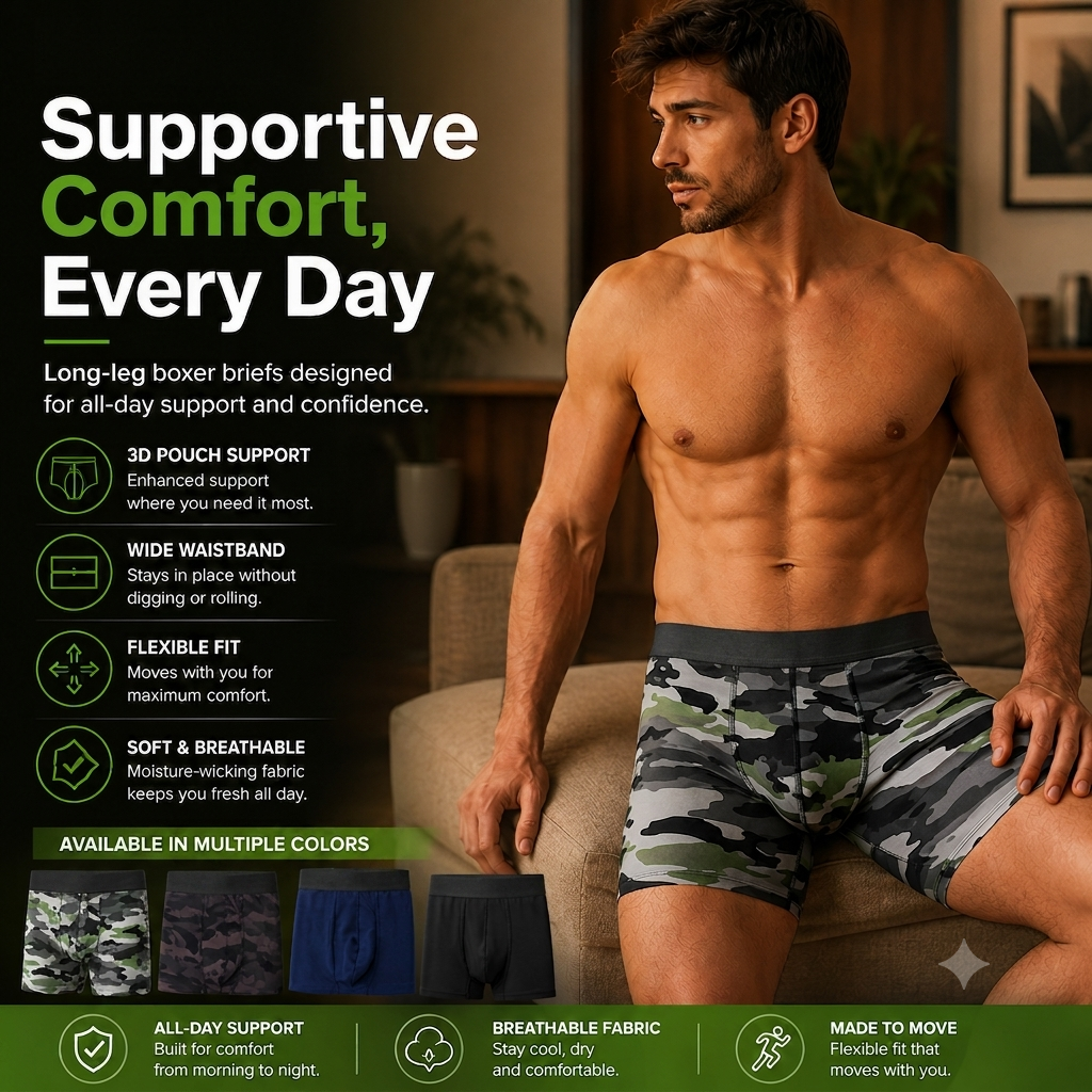 FreshFlex – Moisture Free Comfort Boxer Briefs