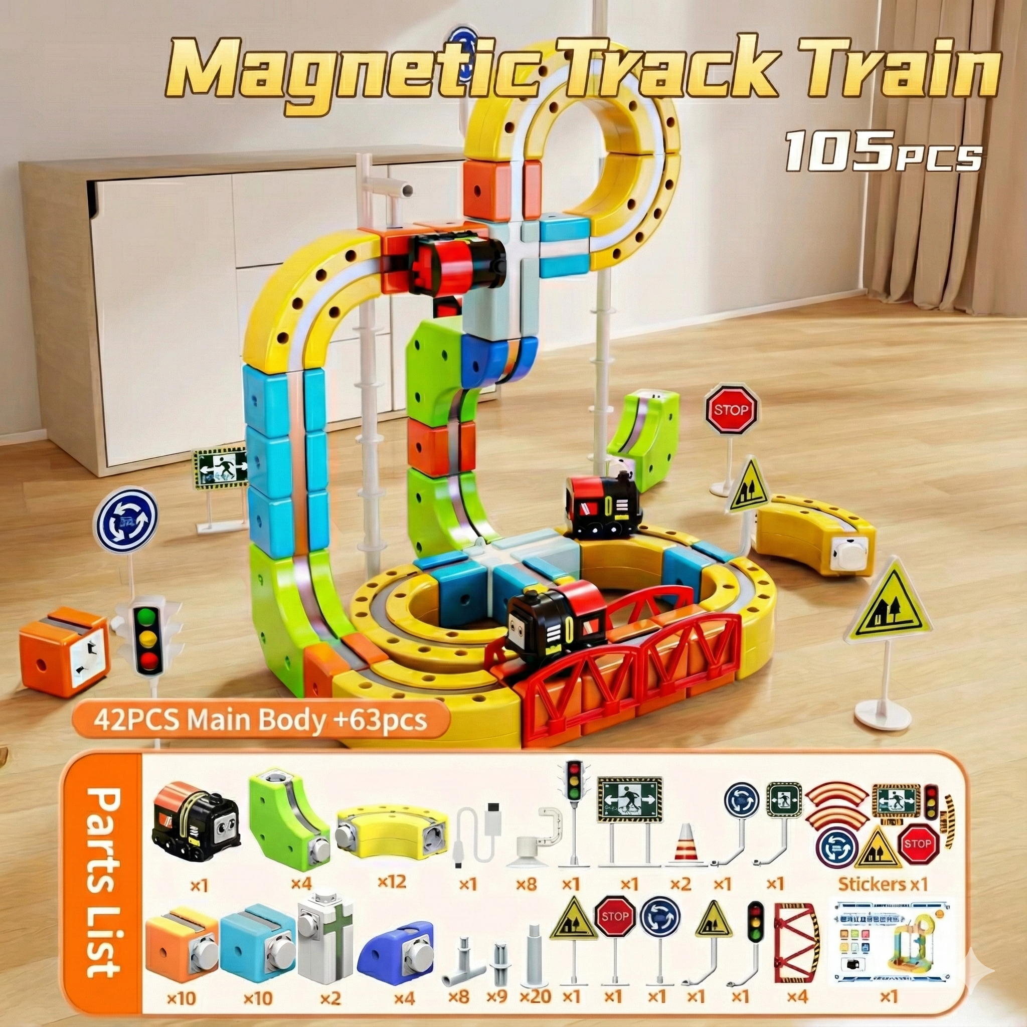 Mini Rails - Imaginative Train Builder Kit