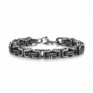 SteelForge – 316L Braided Stainless Steel Bracelet