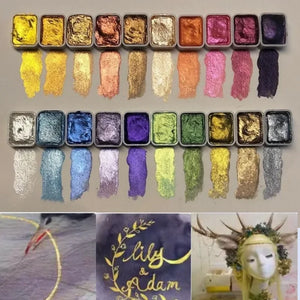 LumiPearl – Radiant Pearlescent Watercolors