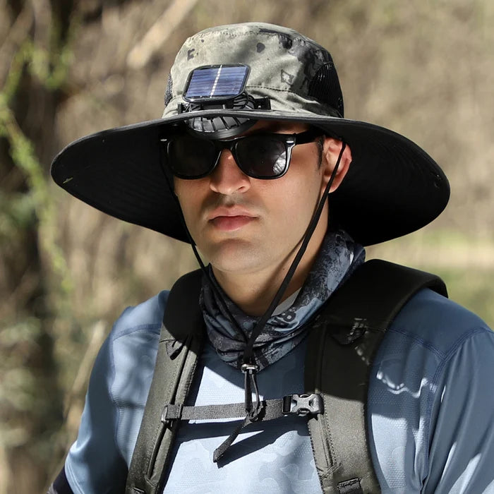 CoolShade - Solar Fan Outdoor Adventure Hat